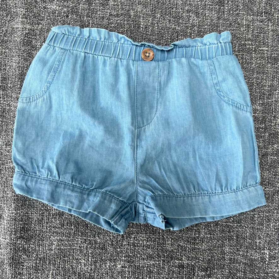 Girls 6-9 Month Light Blue Shorts