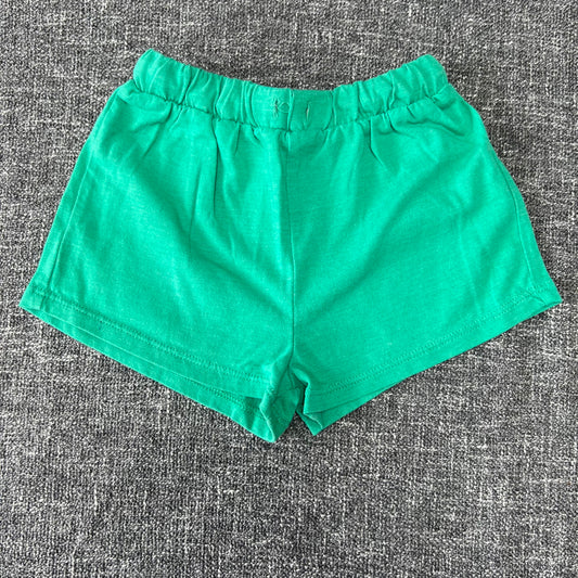 Girls 6-9 Month Plain Green Shorts