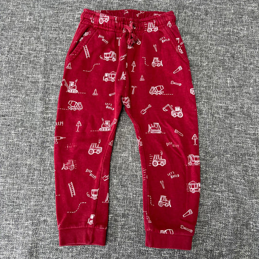 Boys 2-3 Year Red Truck Joggers