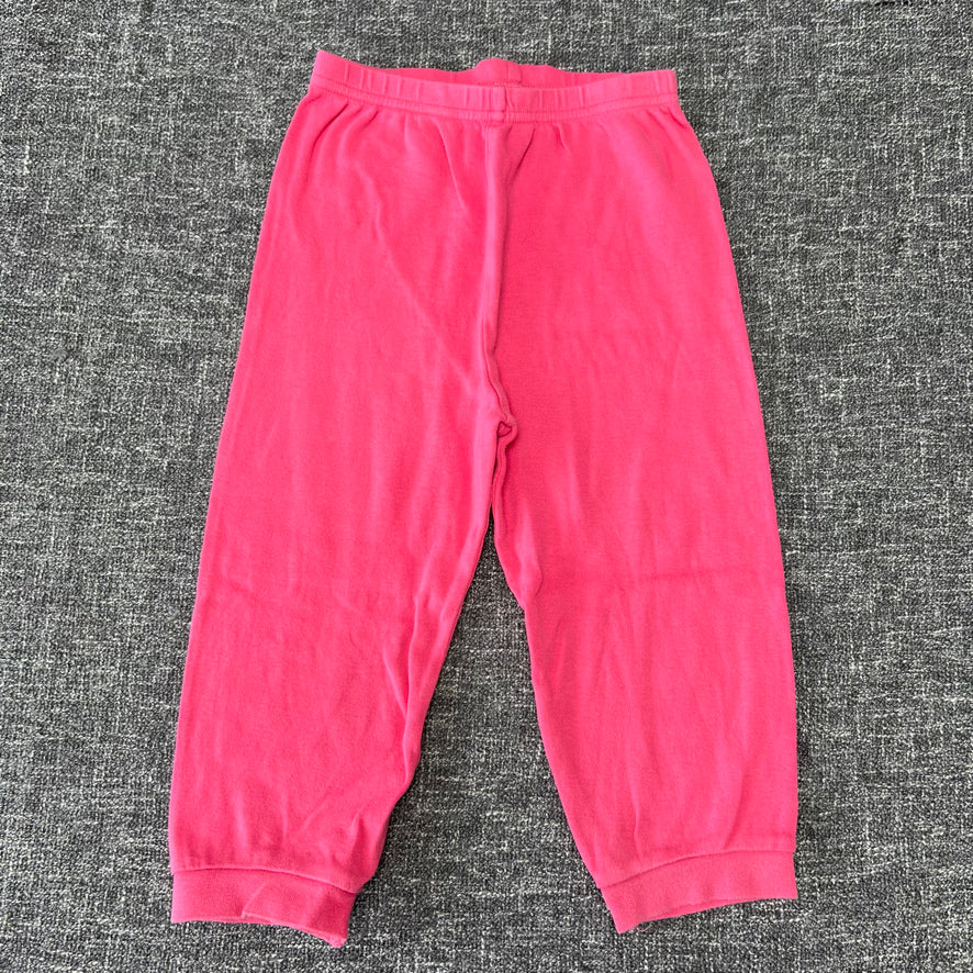 Girls 2-3 Year Plain Pink Pj Bottoms