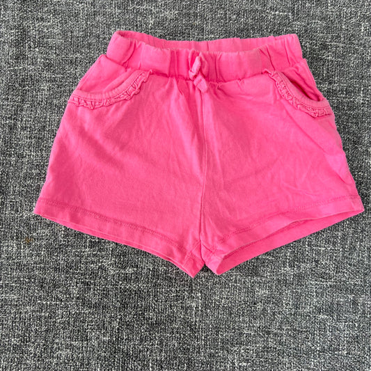 Girls 6-9 Month Plain Pink Shorts