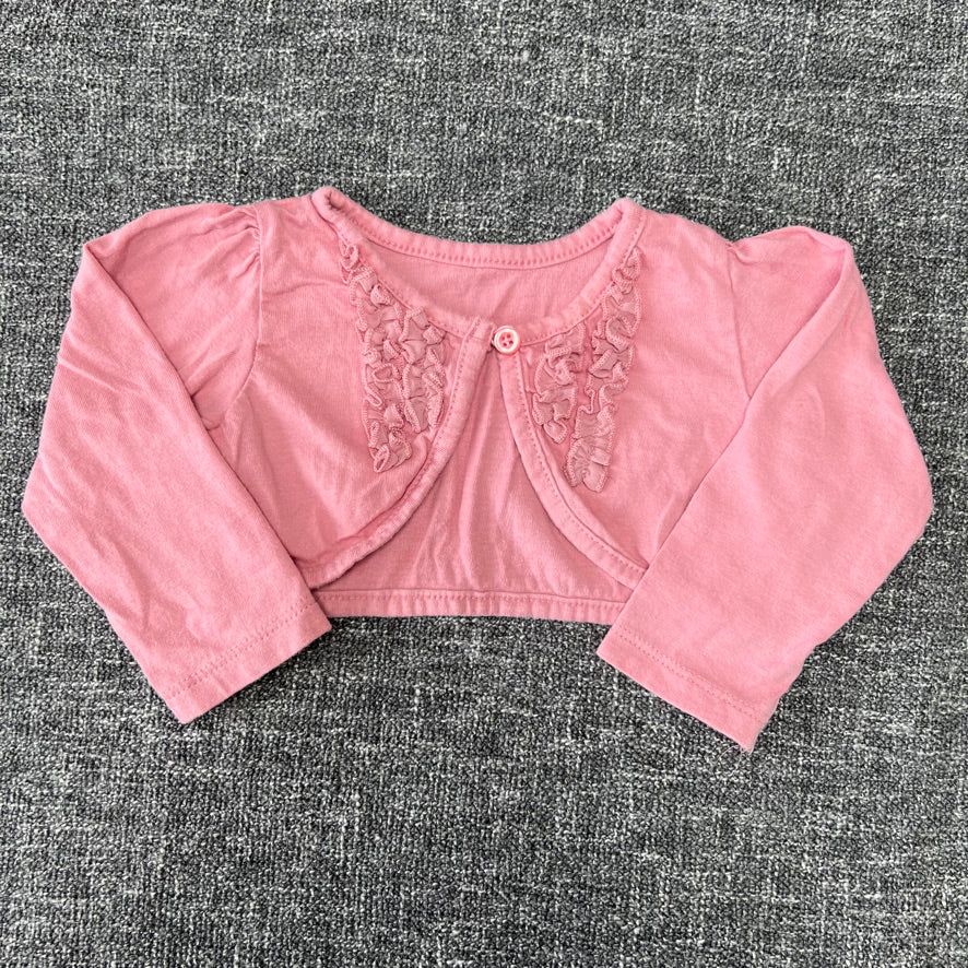 Girls 6-9 Month Pink Bolero Summer Cardigan