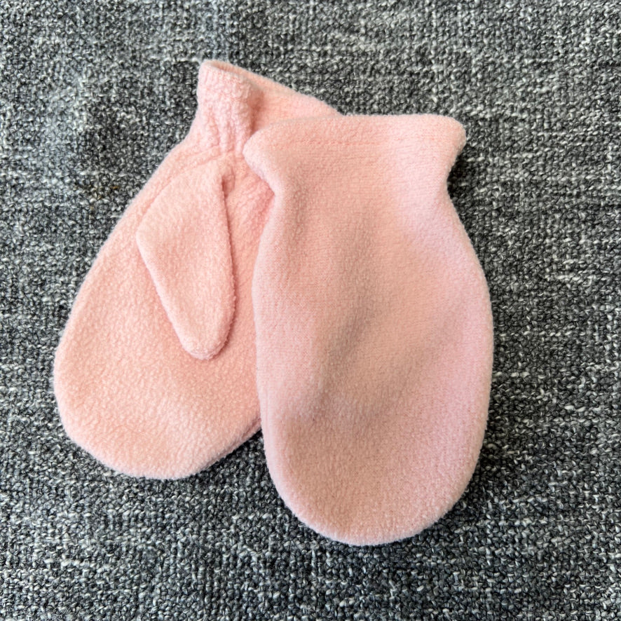 Girls 12-18 Month Pink Mittens