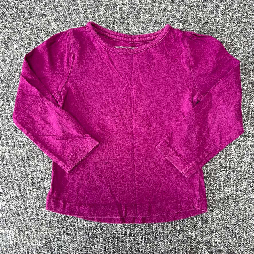 Girls 2-3 Year Purple Long Sleeved Top