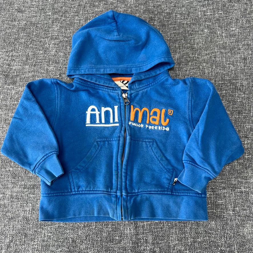 Boys 18-24 Month Blue "Animal" Hoodie (PIP)