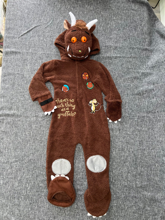 Boys / Girls 3-4 Year Brown Gruffalo Outfit