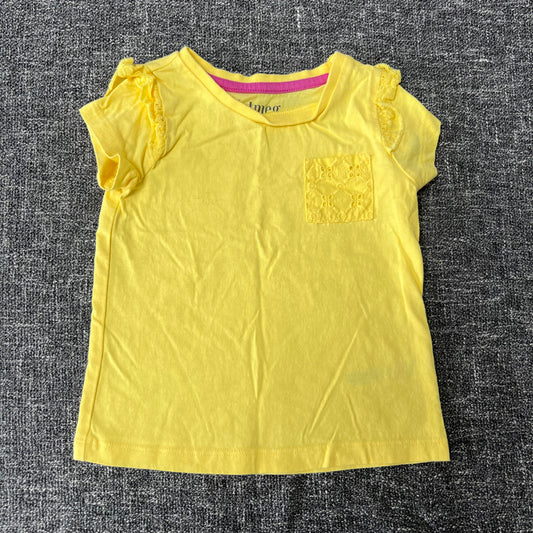 Girls 12-18 Month Plain Yellow T-shirt