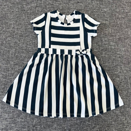 GIrls 12-18 Month Blue & White Stripe Summer Dress