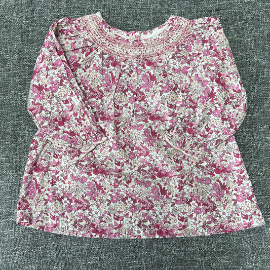 Girls 9-12 Month Pink Floral Print Dress