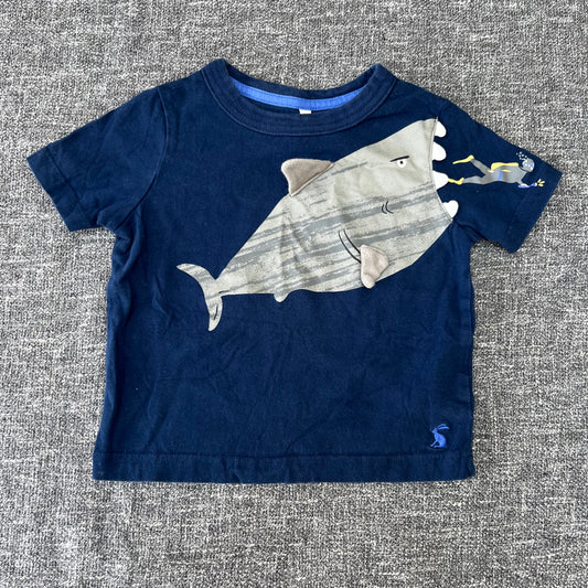 Boys 9-12 Month Blue Shark & Diver T-shirt