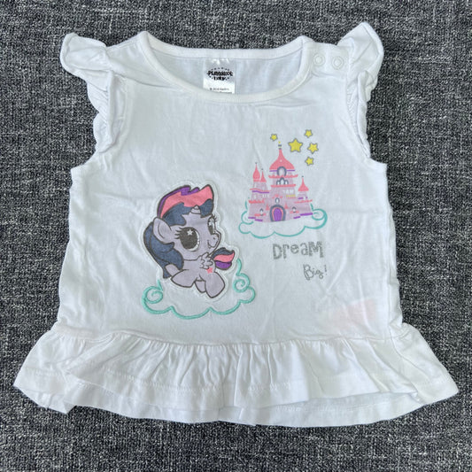 Girls 6-9 Month White My Little Pony "Dream Big" T-shirt