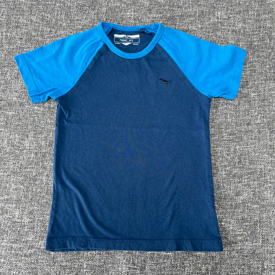 Boys 4-5 Year Plain Blue t-shirt