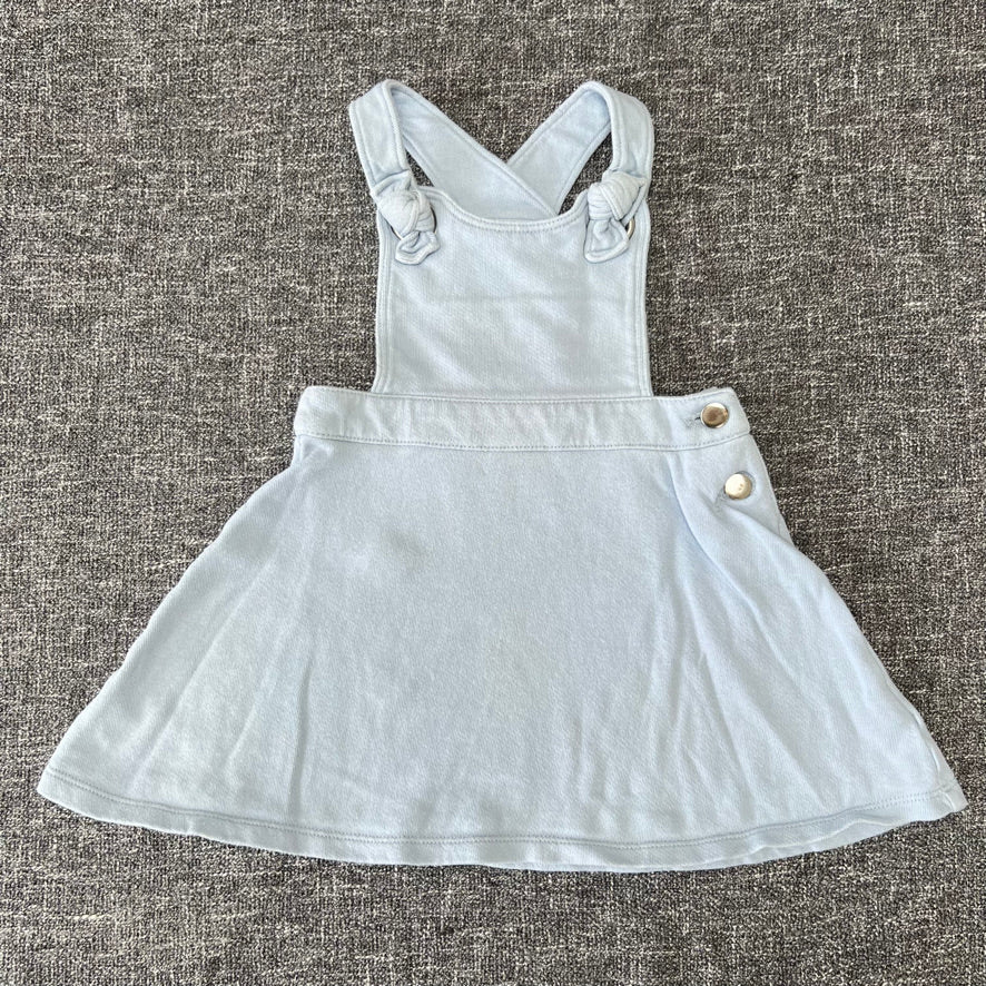 Girls 2-3 Year Pale Blue Pinafore Dress