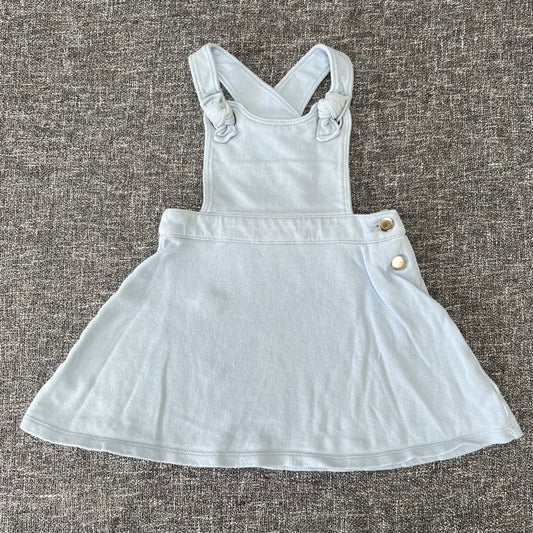 Girls 2-3 Year Pale Blue Pinafore Dress