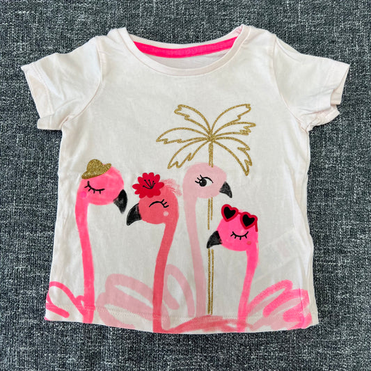 Girls 6-9 Month Pink Flamingo T-shirt