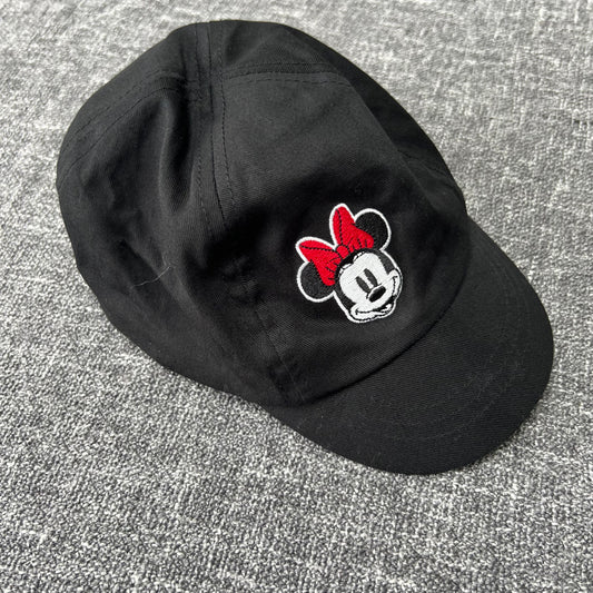 Girls 12-18 Month Black & White Minnie Mouse Baseball Cap / Hat