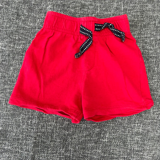 Boys 9-12 Months Plain Red Shorts