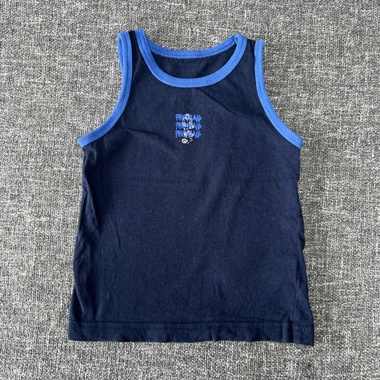 Boys 18-24 Month Blue "Football" Vest Top