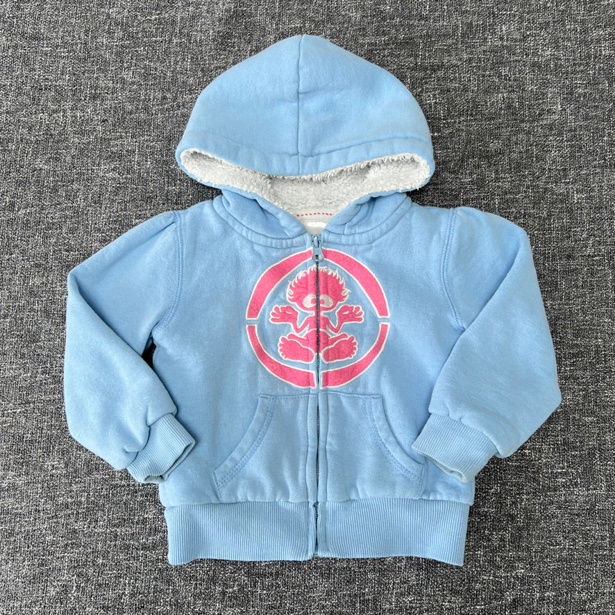 GIrls 2-3 Year Blue & Pink Saltrock Hoodie (PIP)