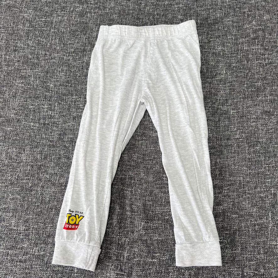 Boys 3-4 Year Grey "Toy Story" Pj Bottoms