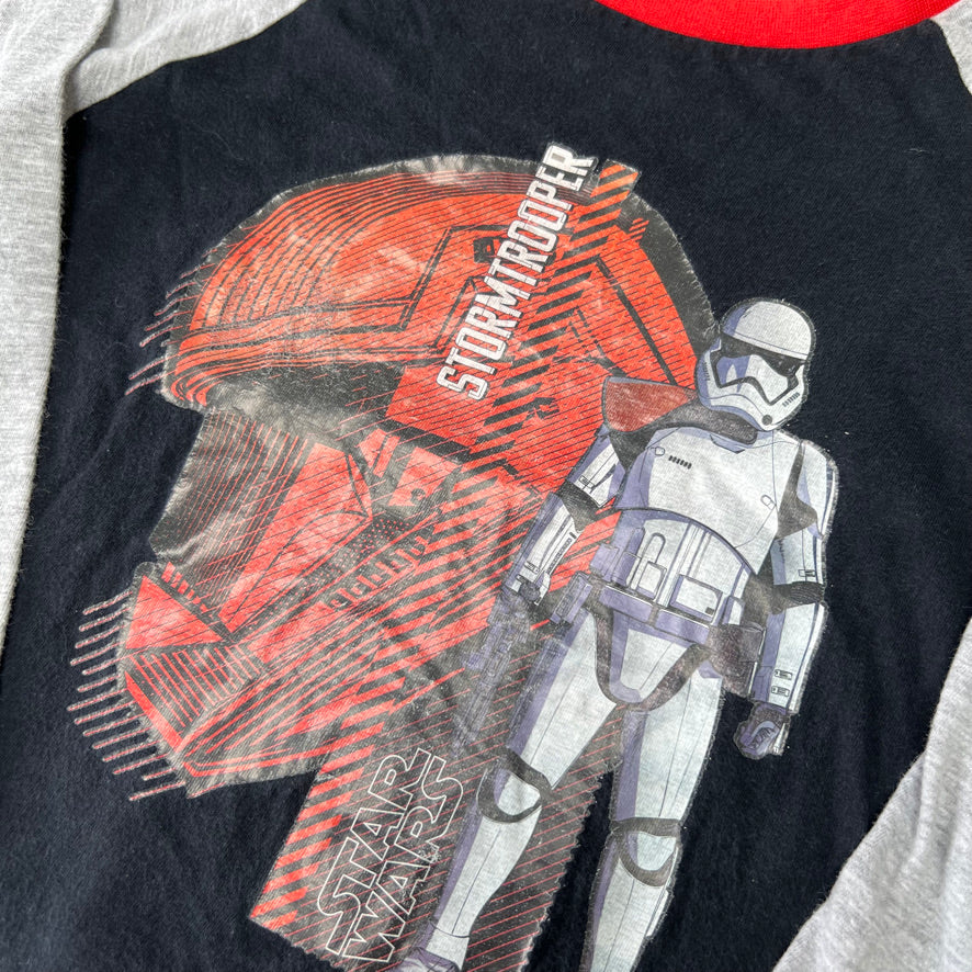 Boys 4-5 Year Start Wars Pj Top