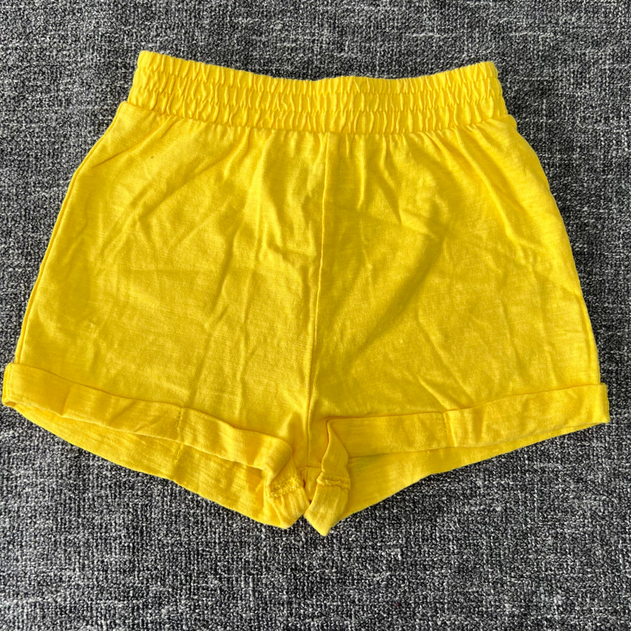 Girls 9-12 Month Plain Yellow Shorts