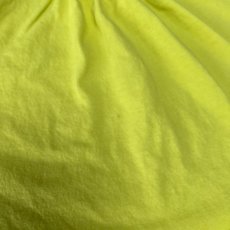 Girls 18-24 Month Plain Fluorescent Yellow T-shirt (PIP)