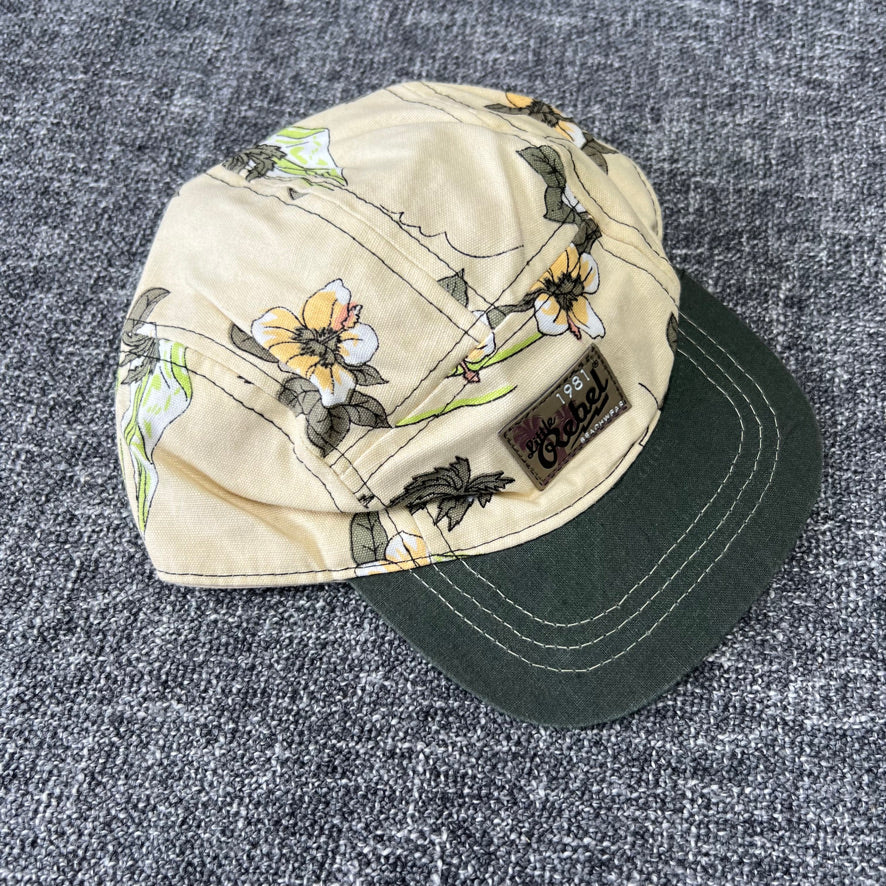 Boys 6-9 Month Beige & Green Summer Baseball Hat