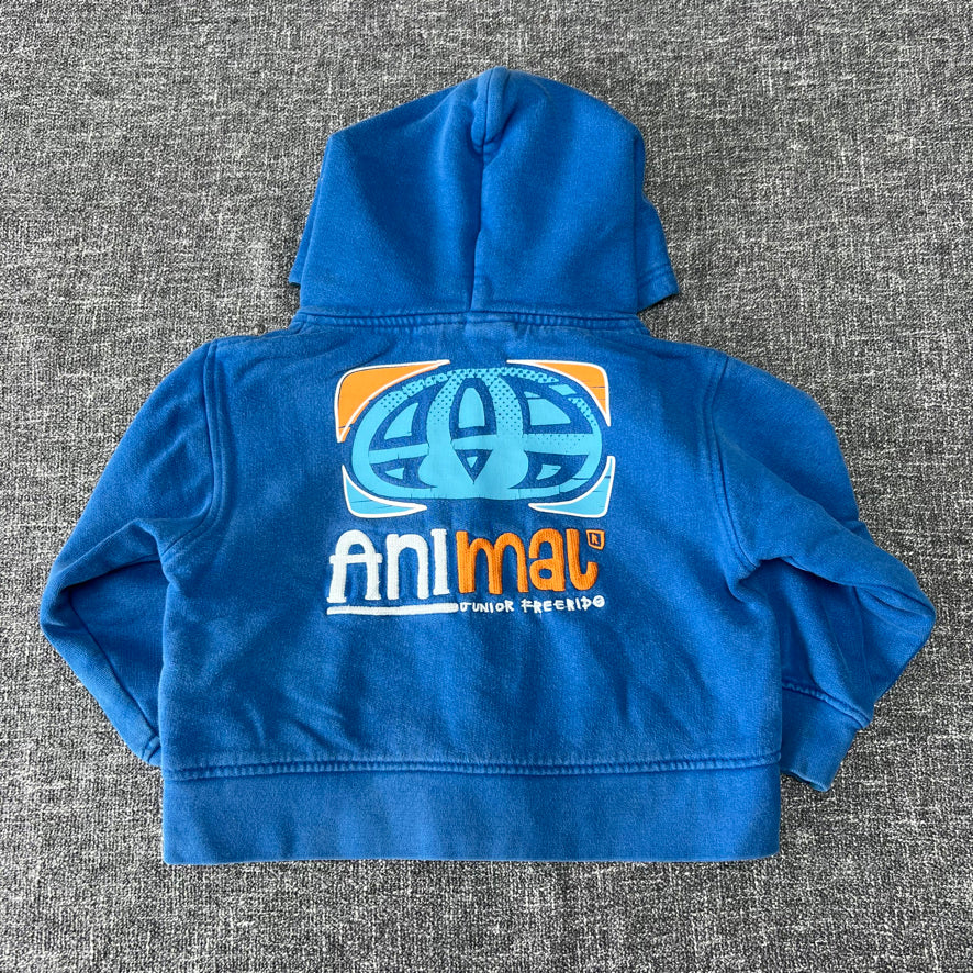 Boys 18-24 Month Blue "Animal" Hoodie (PIP)