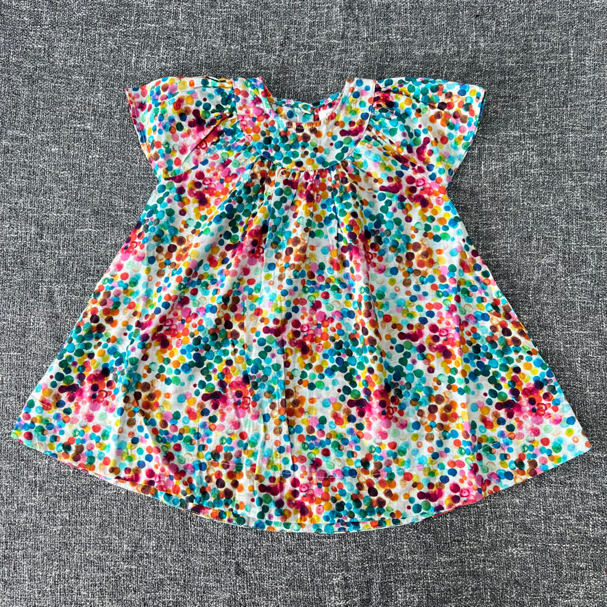 Girls 9-12 Month Multi-coloured Spot Summer Dress