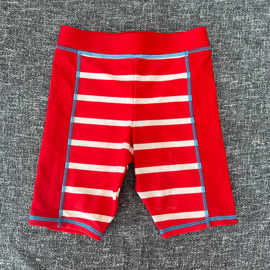 Boys 12-18 Month Red & White Striped Swim Shorts (PIP)