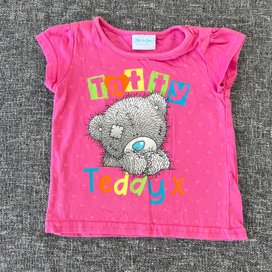 Girls 9-12 Month Pink "Tatty Teddy" T-shirt