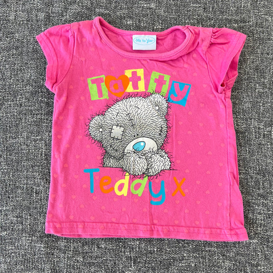 Girls 9-12 Month Pink "Tatty Teddy" T-shirt