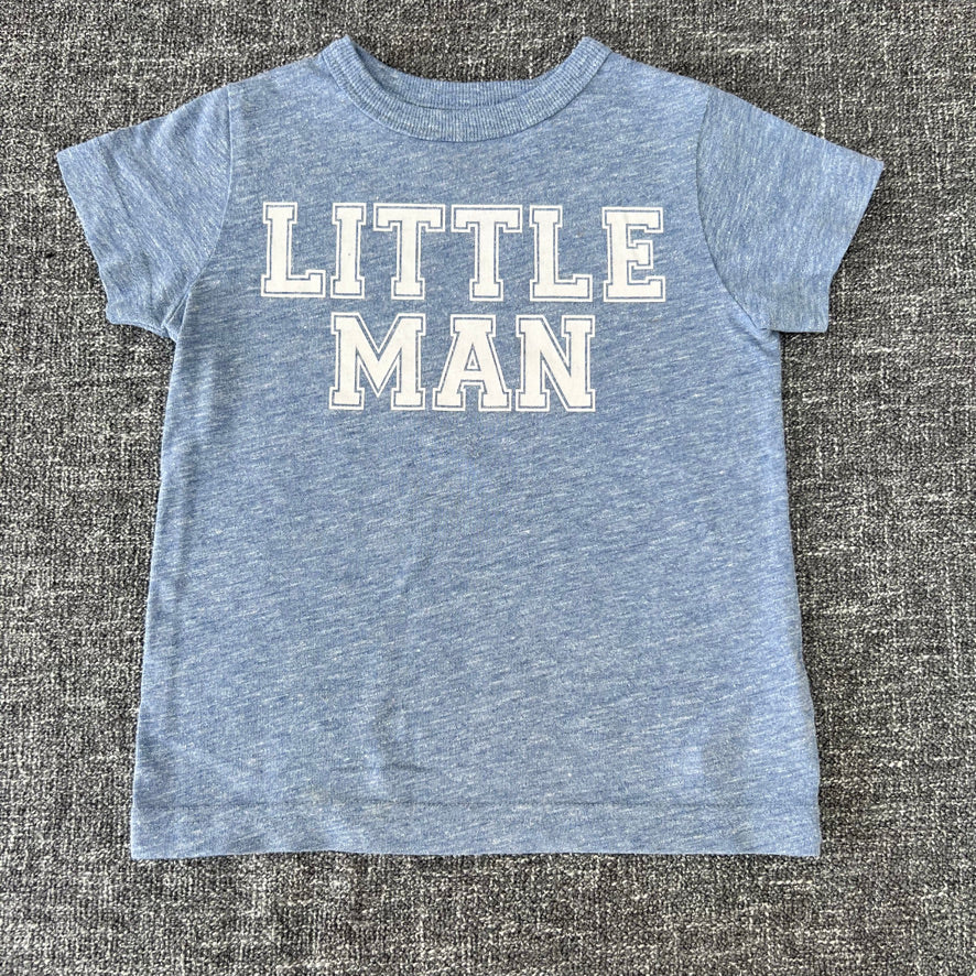 Boys 9-12 Month Light Blue "Little Man" T-shirt