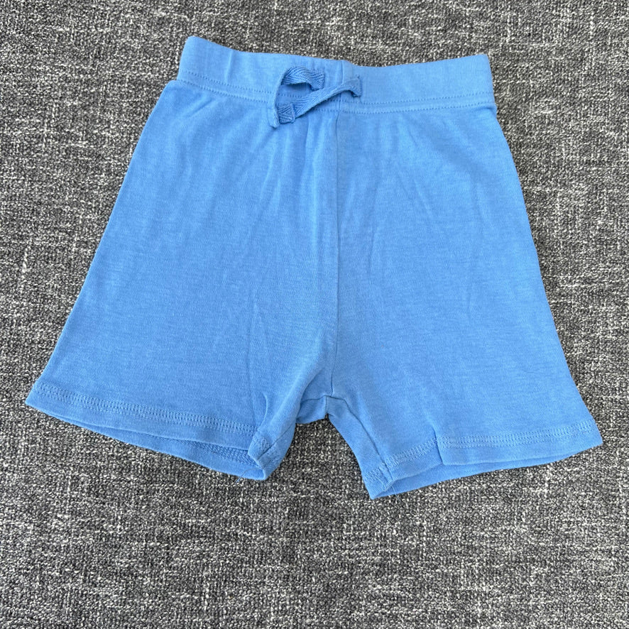 Boys 9-12 Month Plain Light Blue Jersey Shorts