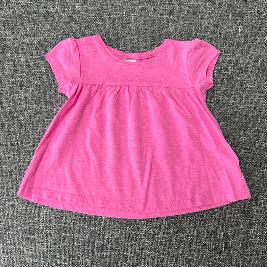 Girls 12-18 Month Plain Pink T-shirt