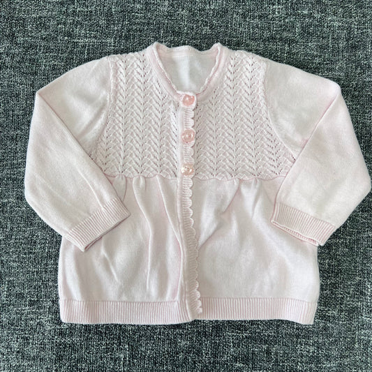 Girls 6-9 Month Light Pink Summer Cardigan