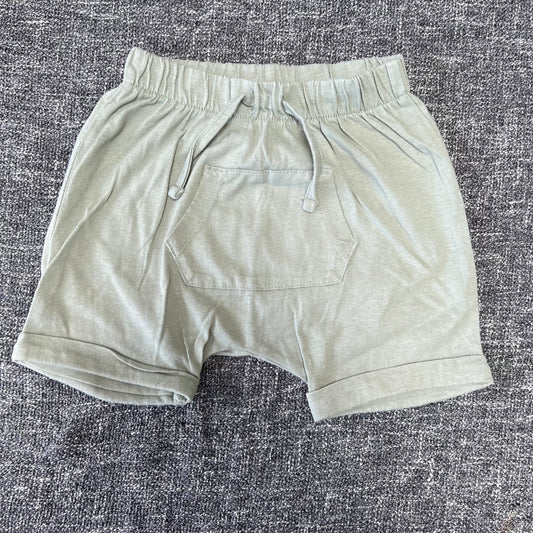 Boys 6-9 Month Light Khaki Green Shorts (Copy)