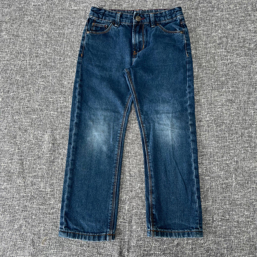 Boys 5-6 Year Blue Straight Leg Jeans