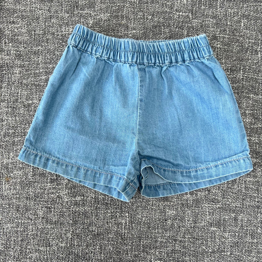 Girls 6-9 Month Light Blue Shorts