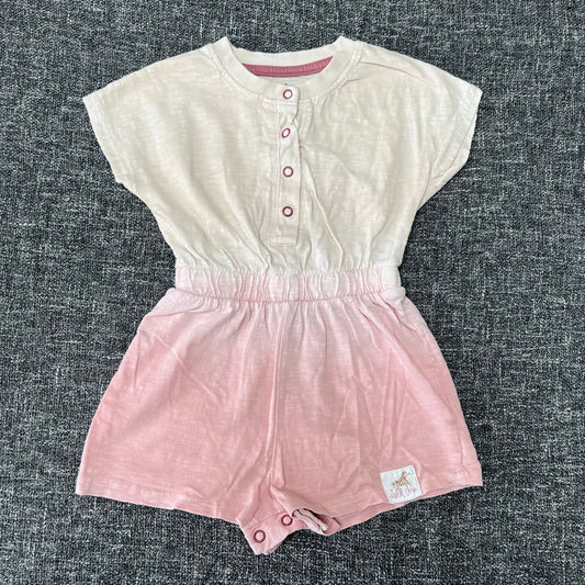 Girls 12-18 Month Pink Ombre Jumpsuit