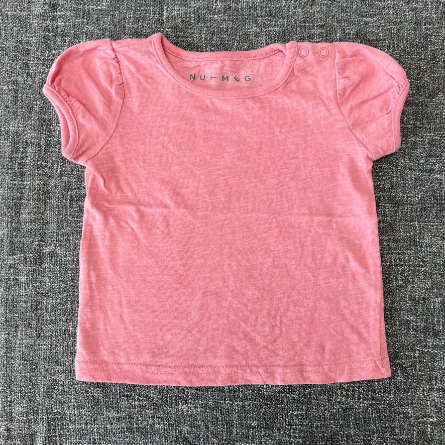 Girls 9-12 Month Plain Pink T-shirt