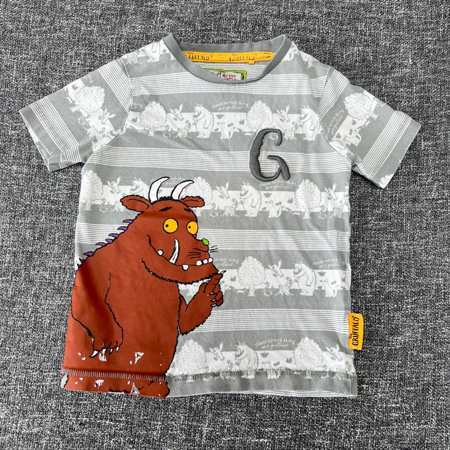 Boys 12-18 Month Grey Gruffalo T-Shirt (PIP)