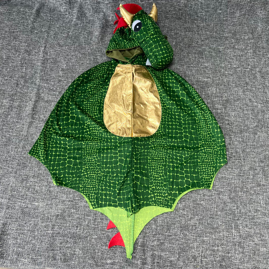 Boys /Girls 3-5 Year Green & Gold Dragon Outfit