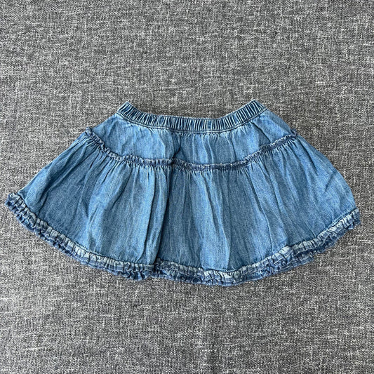 Girls 2-3 Year Blue Denim Rara Style Skirt