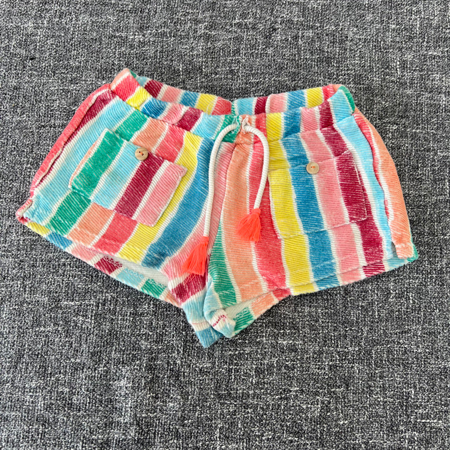 Girls 9-12 Month Multi-coloured Striped Shorts