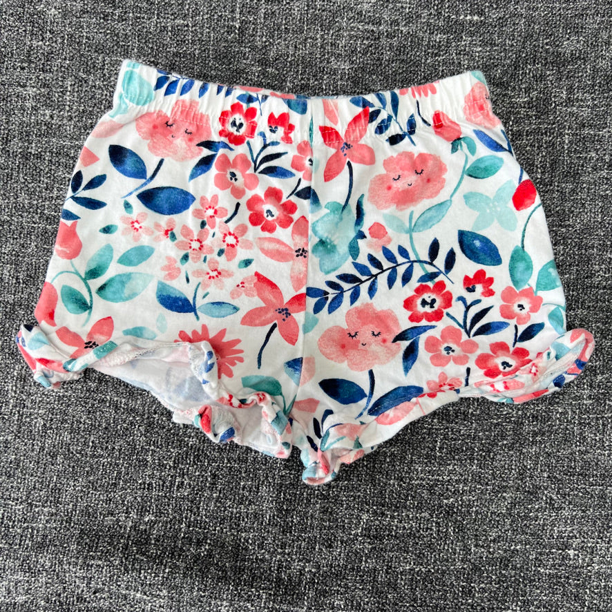 Girls 12-18 Month Floral Print Shorts