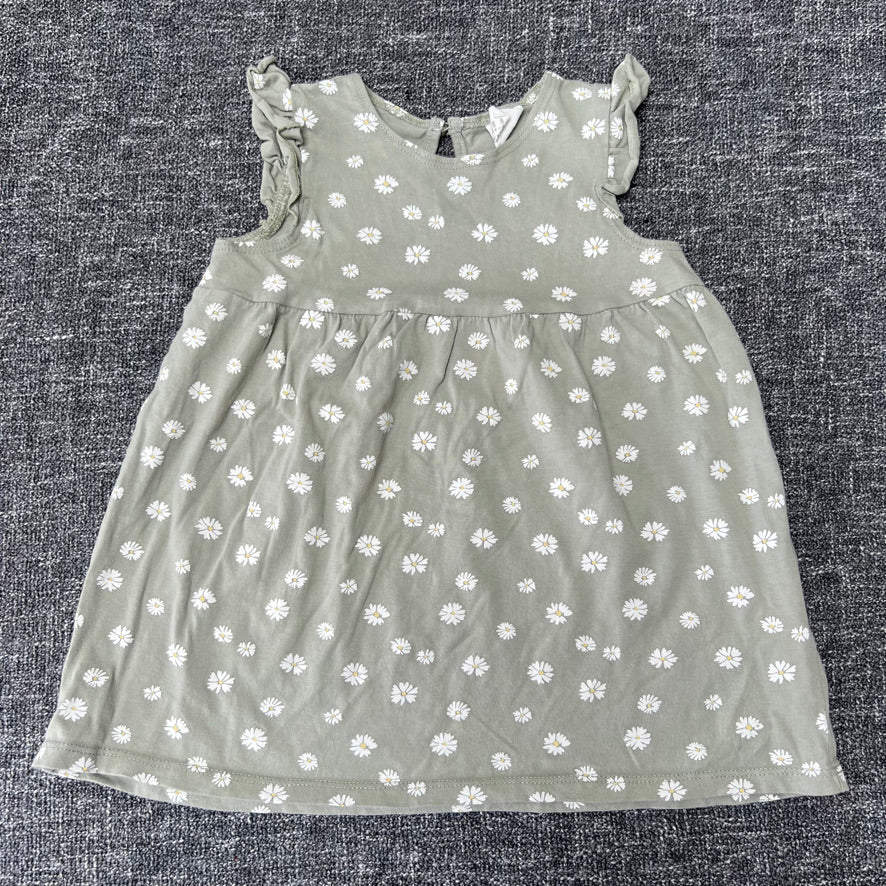 Girls 9-12 Month Grenen Daisy Print Jersey Summer Dress