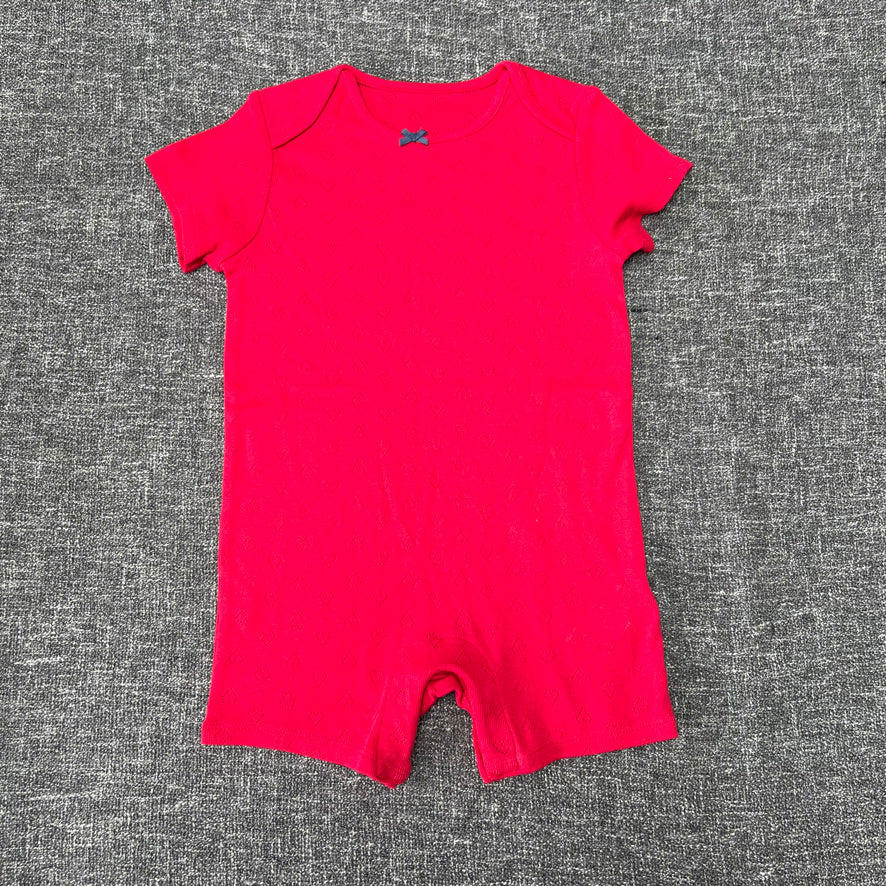 Girls 12-18 Month Red Summer Romper