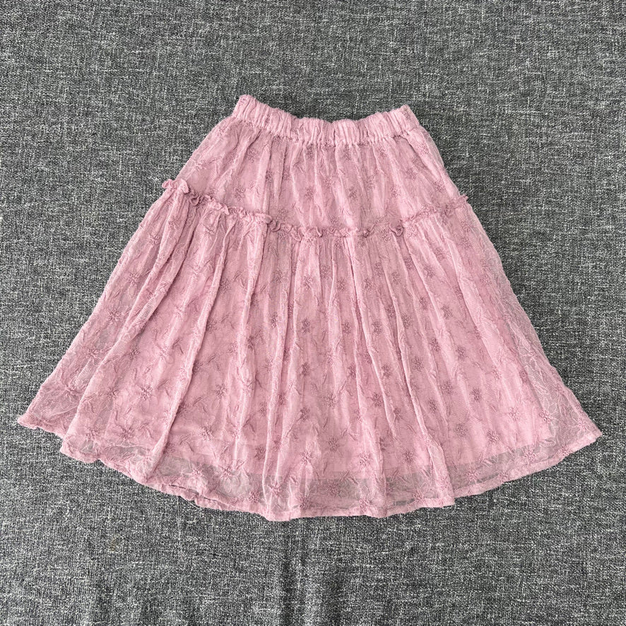 Girls 3-4 Year Long Pink Skirt